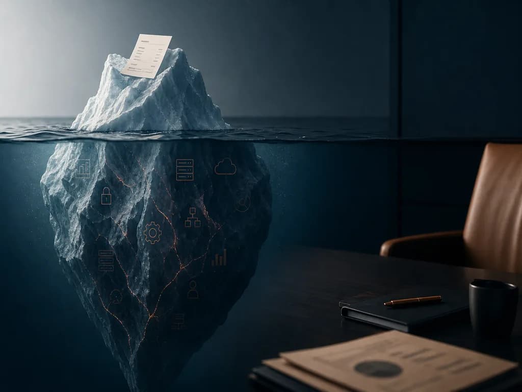 Illustration for article: The True Cost of AI Is Not on Your Invoice